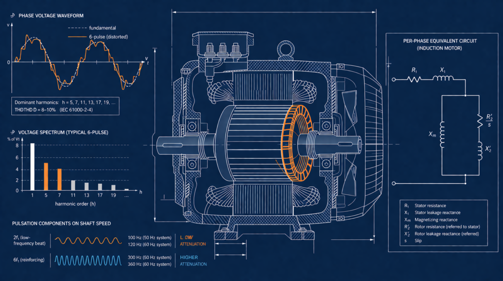 Motor in Harmonic environments