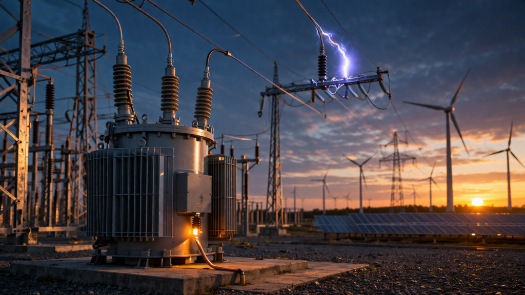 Low short-circuit power fault clearence in diesel and renewable sources