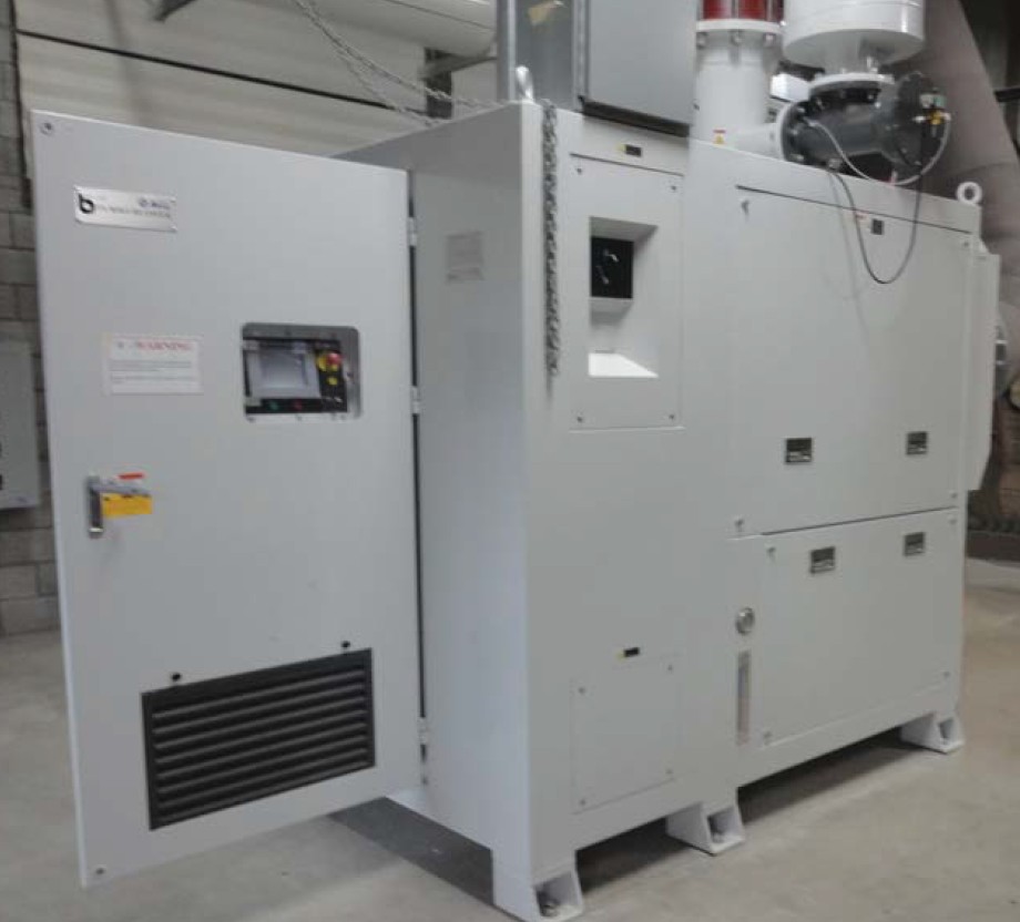 APG-Neuros Turbo Blower system with Mirus Lineator AUHF installed inside enclosure